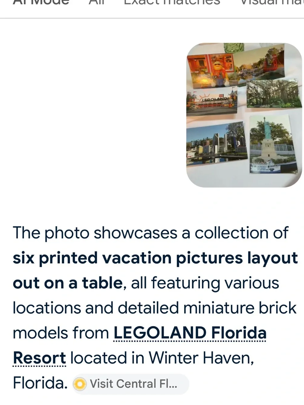 Vintage LEGOLAND Park postcards. Set of 6 unused. Great vintage condition.